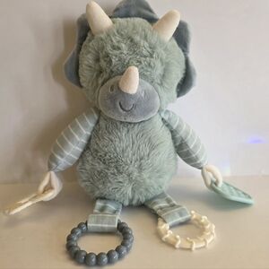 Dream Gro Triceratops Sensory Teether Toy Plush